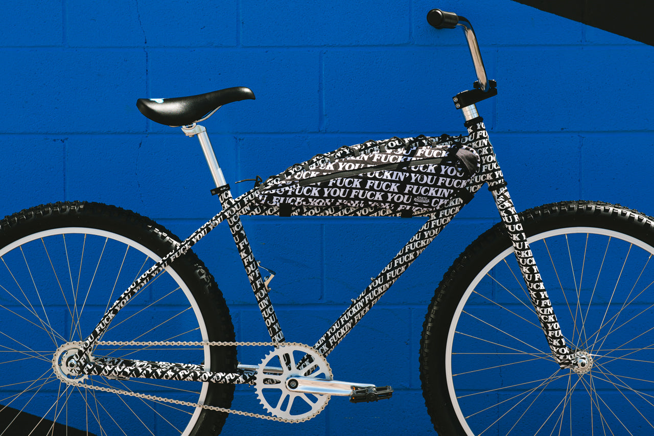 State Bicycle Co. x RIPNDIP - Klunker + Bag Combo - "FU" Edition (27.5")